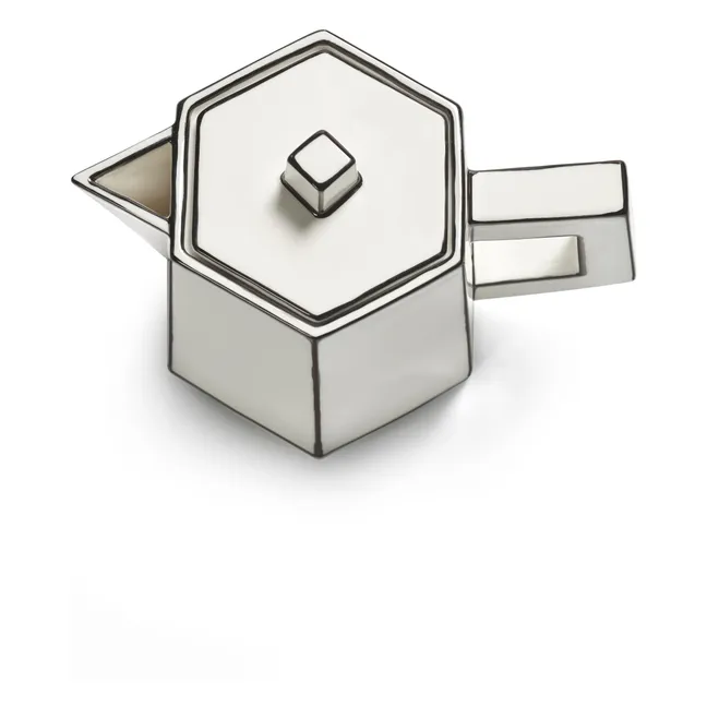 Carte blanche teapot  | Noir/Blanc