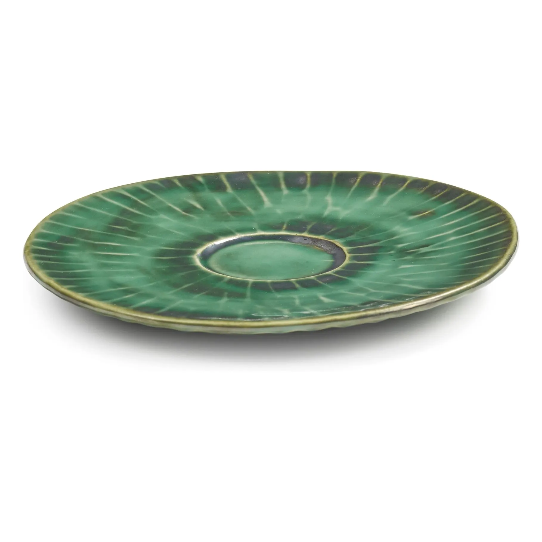 Serax Green Verde Lanza Saucers, Pascale Naessens - Set Of 2