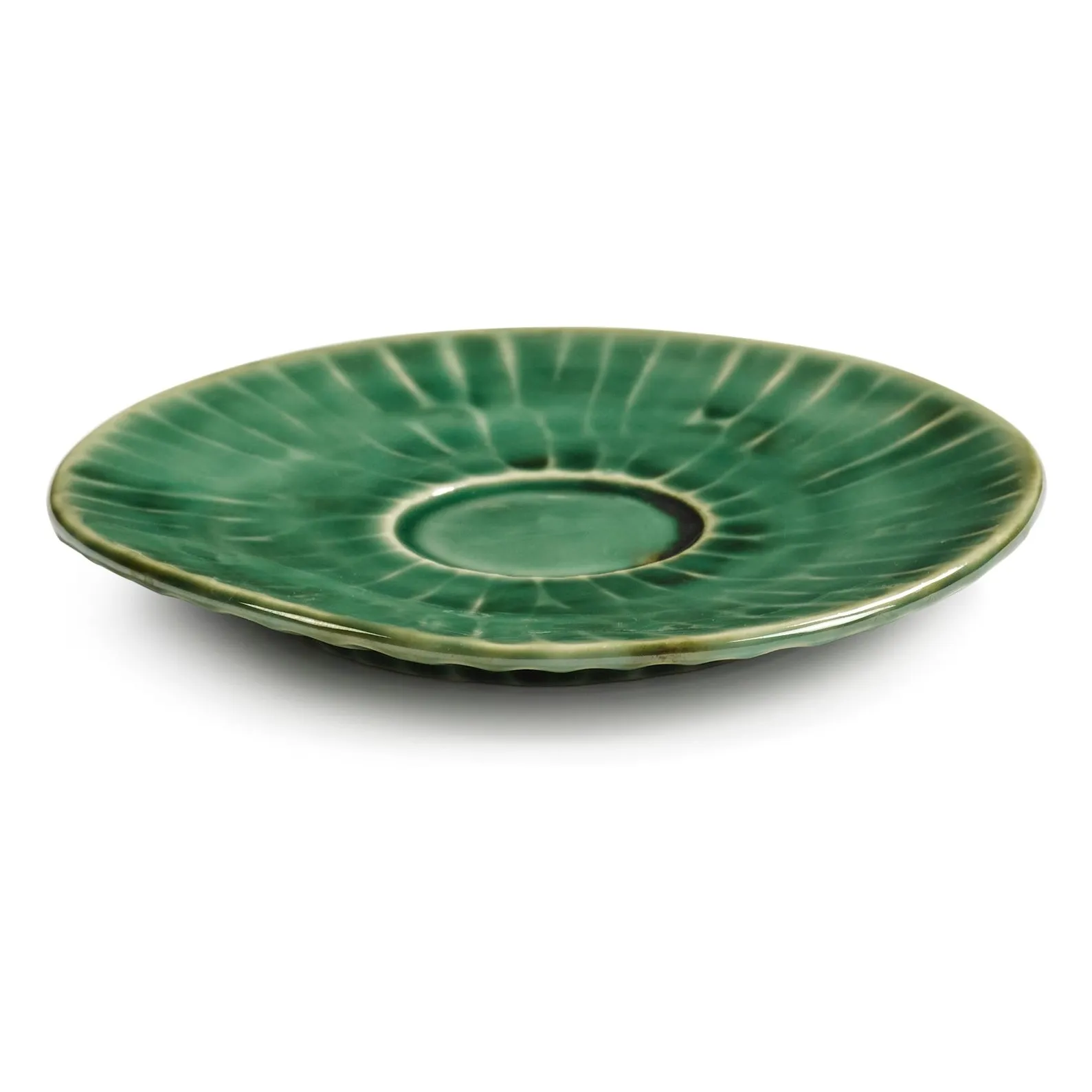 Serax Green Verde Lanza Saucers, Pascale Naessens - Set Of 2