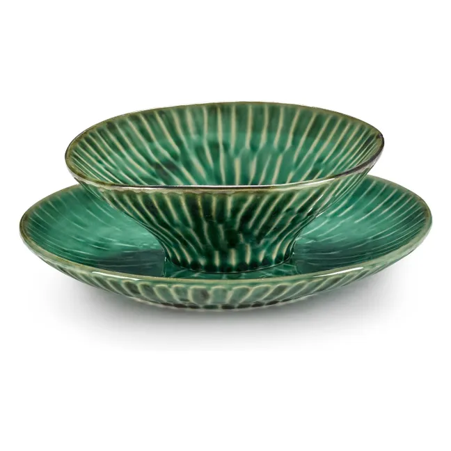 Verde Lanza bowls, Pascale Naessens - Set of 2 | Green