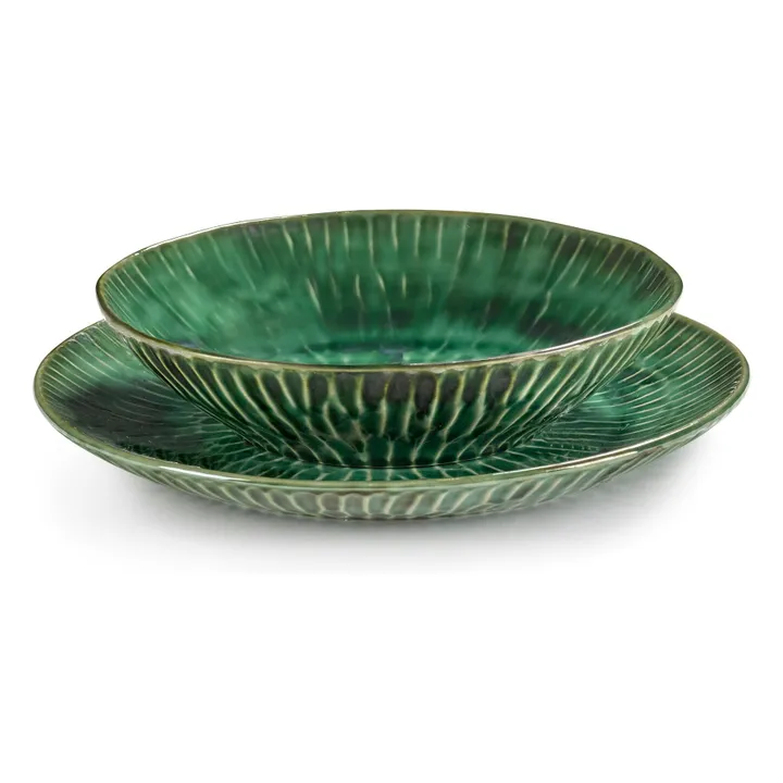 Plats Verde Lanza, Pascale Naessens - Set of 2 | Green- Product image n°12