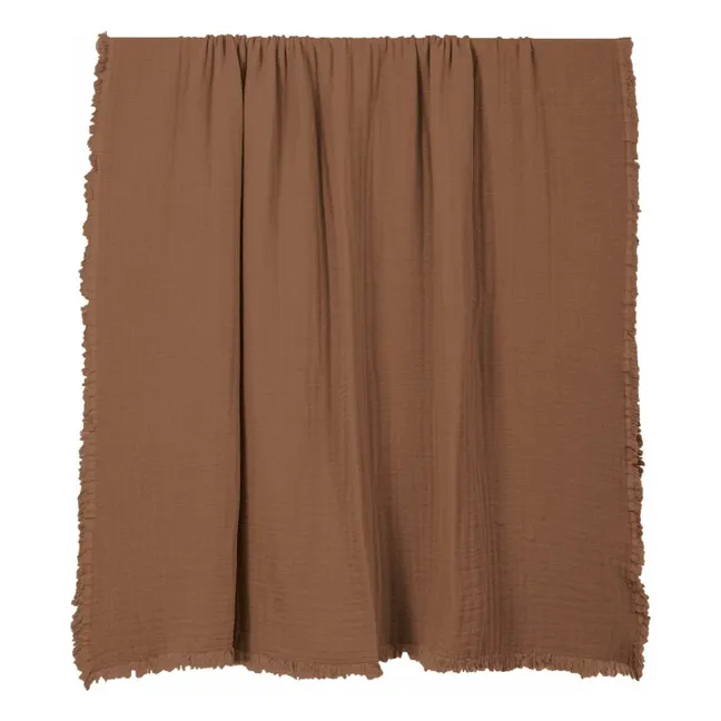 Manta de algodón Vanly  | Mocaccino