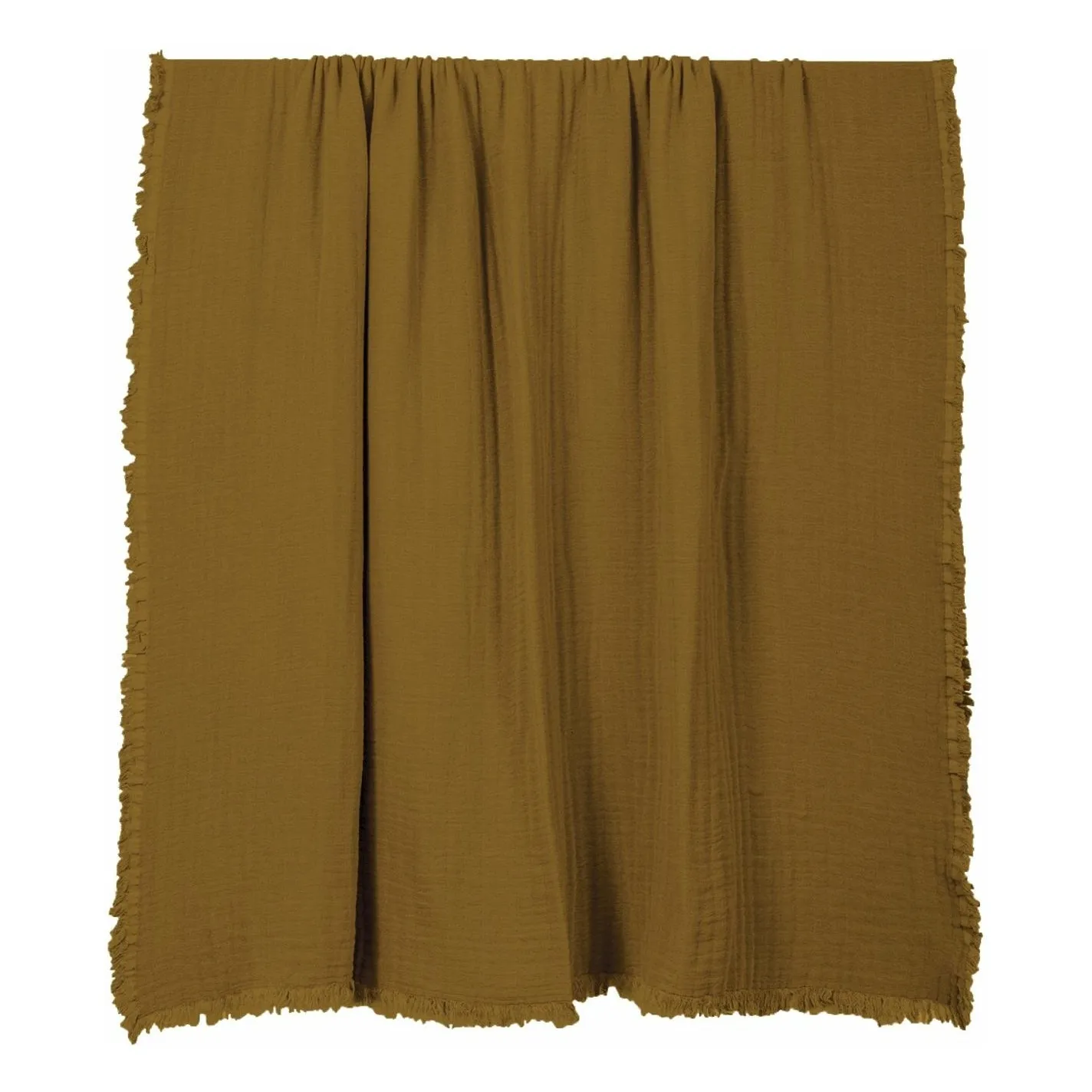 Haomy Gold Vanly Cotton Throw