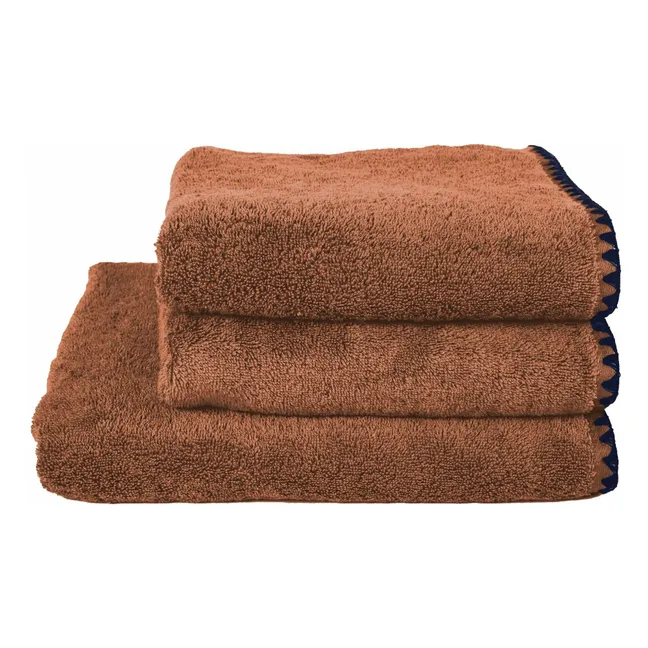 Toalla de baño de algodón Issey | Mocaccino