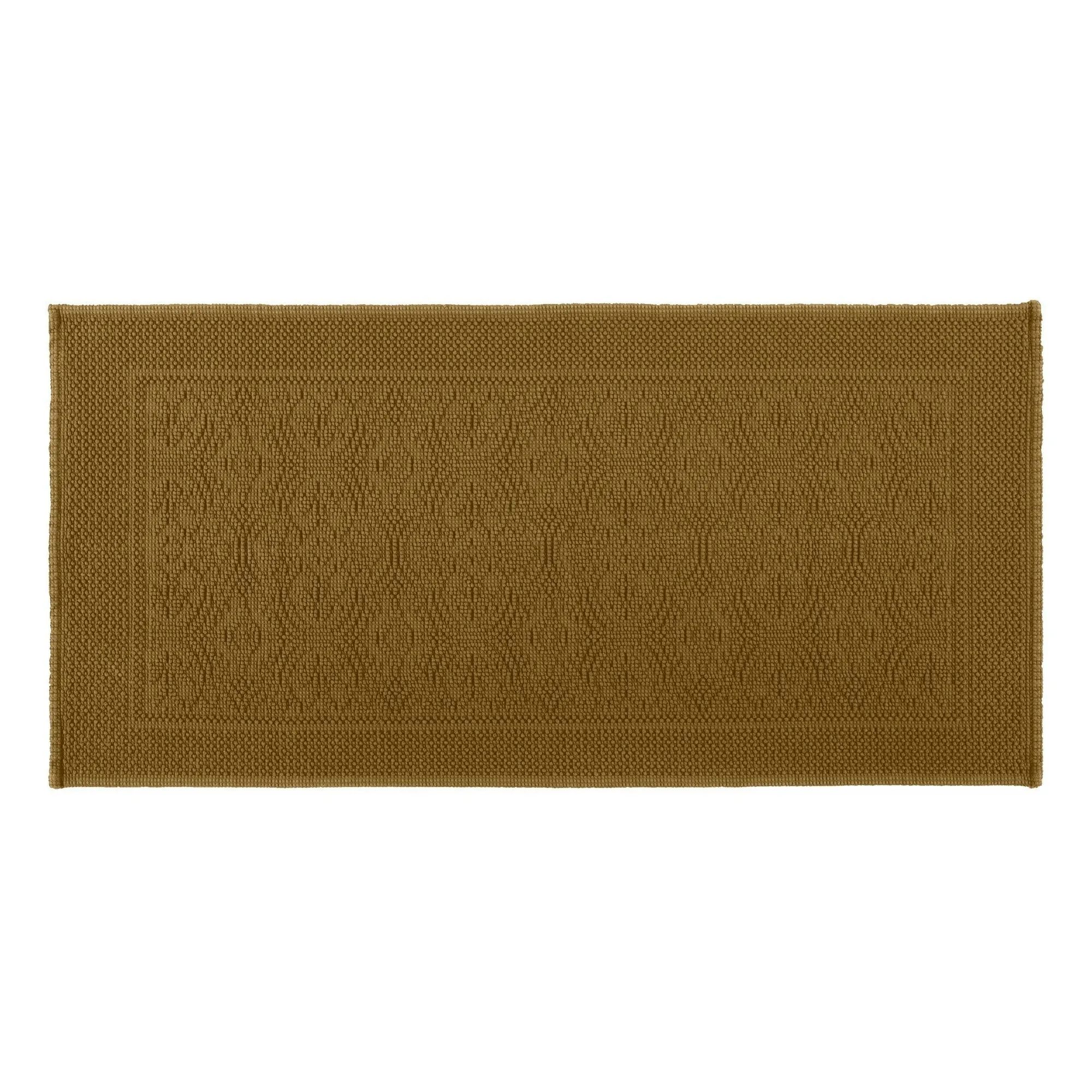 Haomy Gold Kymi Conton Bath Mat