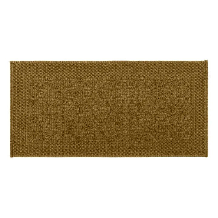 Tapis de bain en conton Kymi | Gold- Image produit n°0