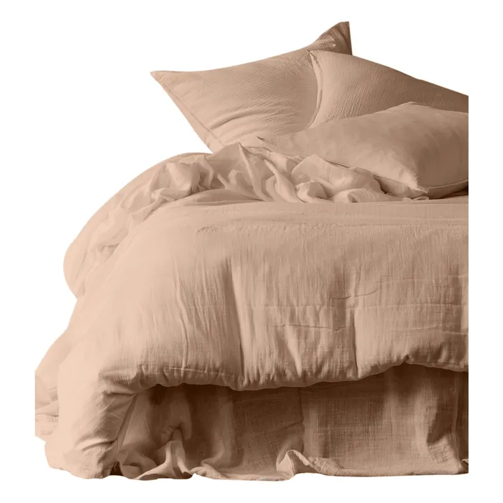 Haomy - Haomy - Taies d'oreiller en gaze de coton Mykonos - Set de 2