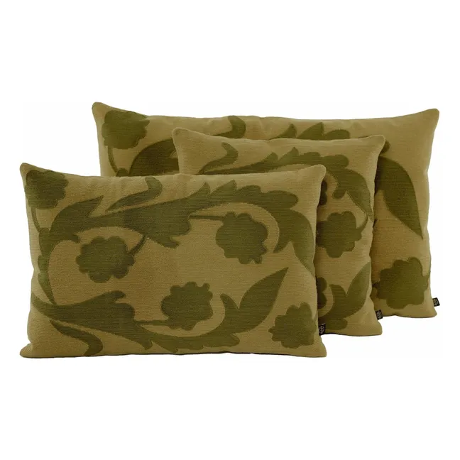 Odyssée cotton cushion cover | Gold