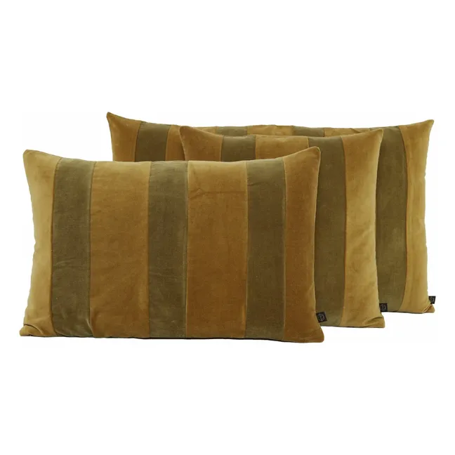 Rio velvet cushion cover | Gold