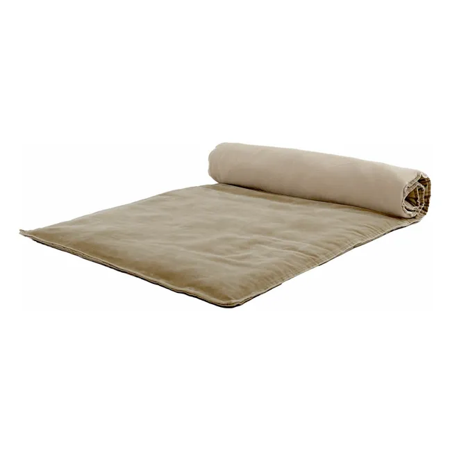 Housse de coussin en velours Manhattan  | Lin