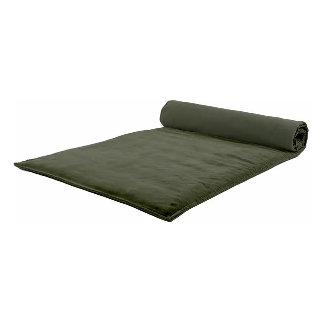 Housse de coussin en velours Manhattan  | Kaki