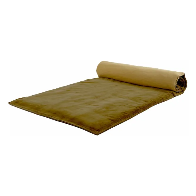 Housse de coussin en velours Manhattan  | Gold