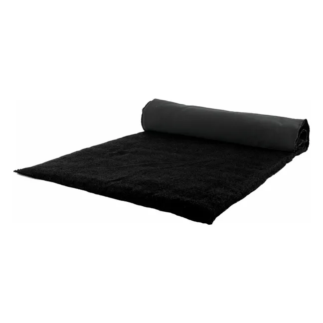 Housse d'édredon en lin  California  | Noir