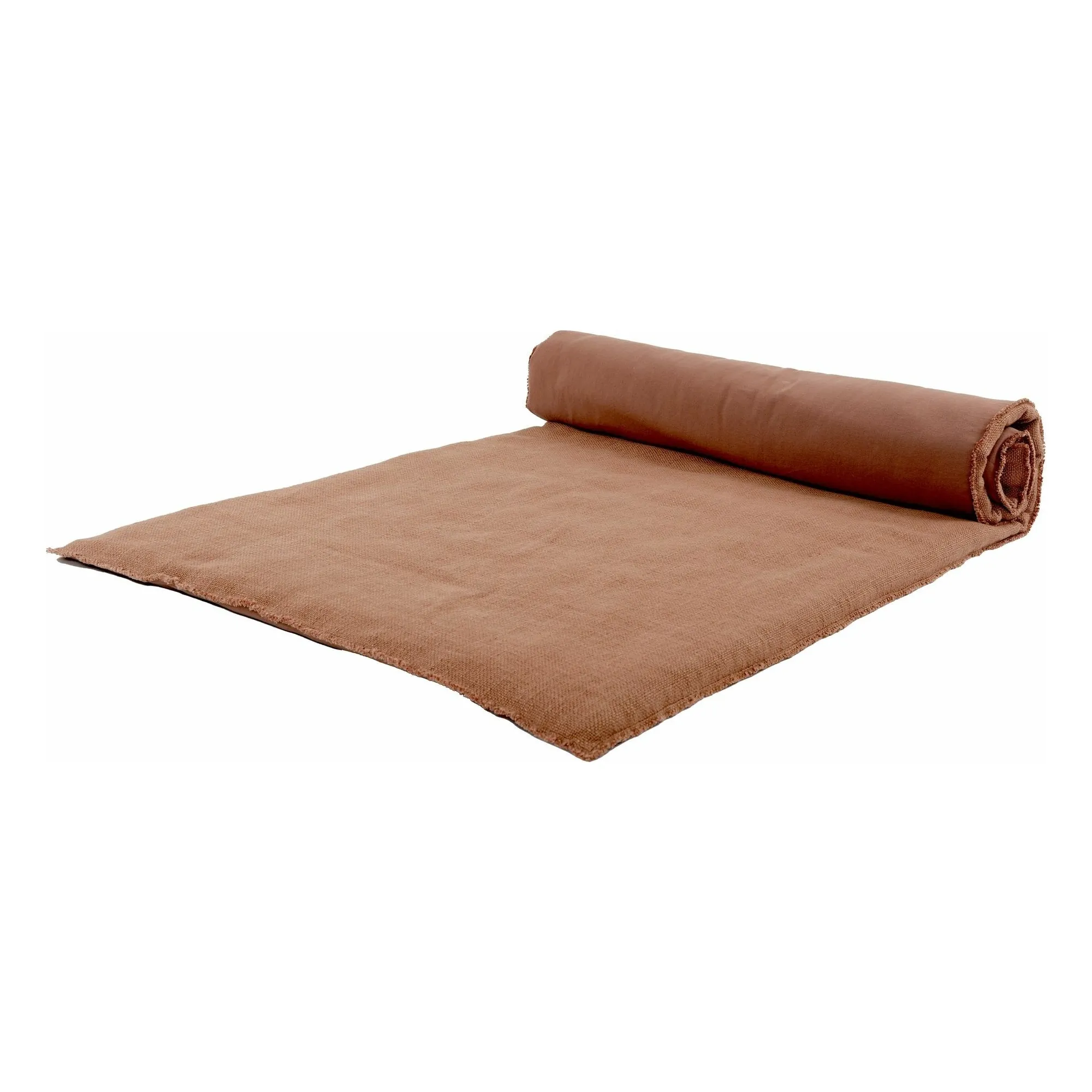Haomy Mocha California Linen Quilt Cover