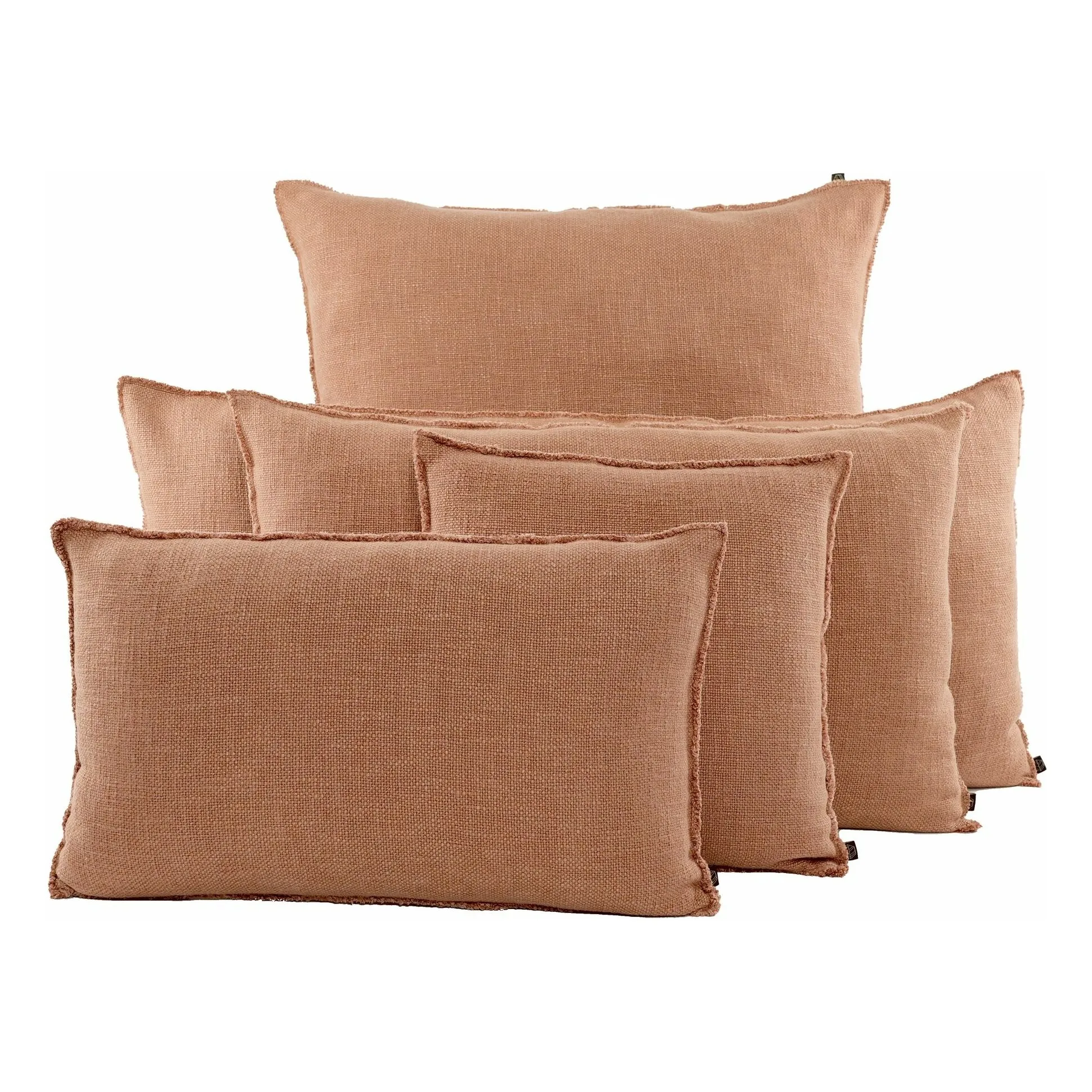 Haomy Mocha California Linen Cushion Cover
