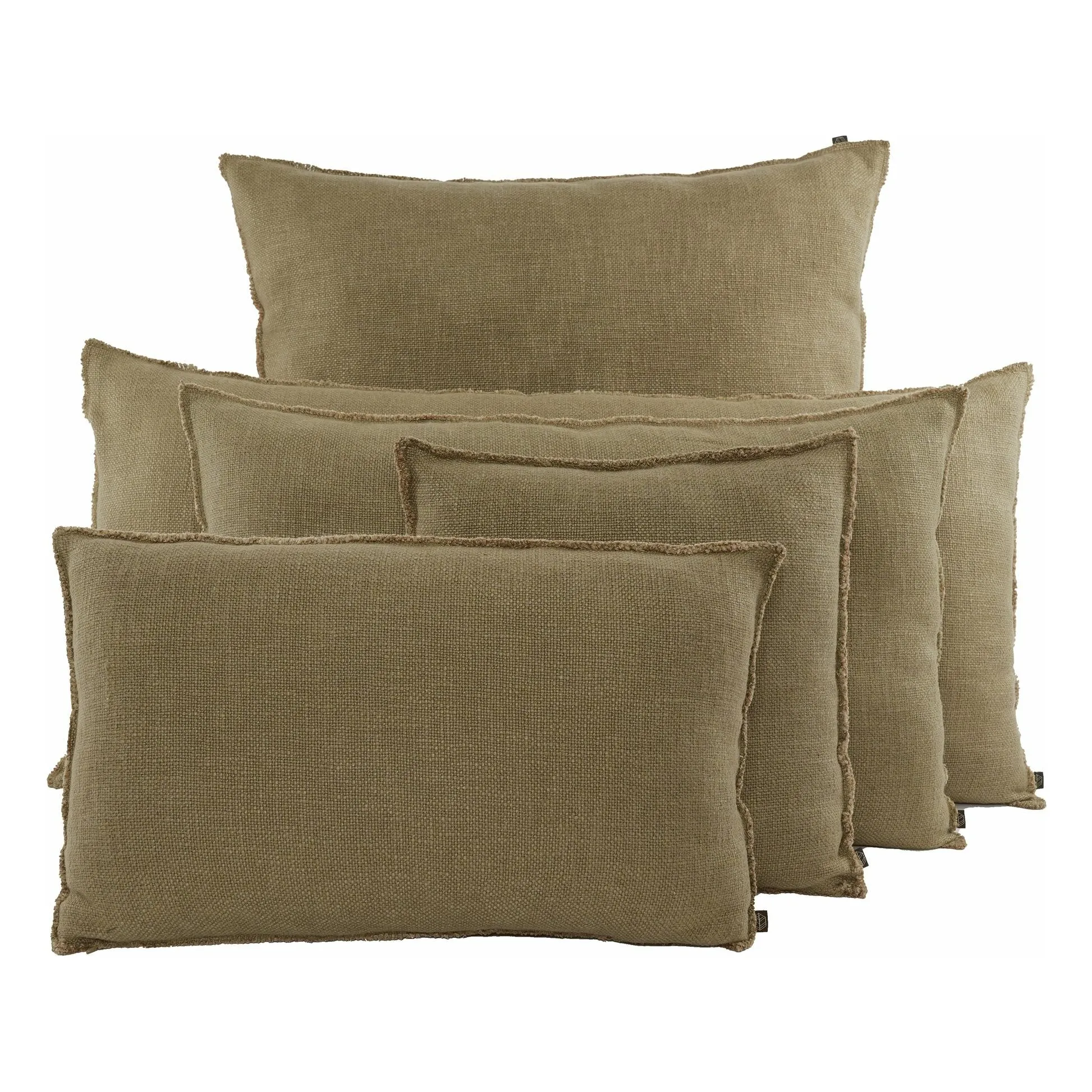 Haomy Gold California Linen Cushion Cover