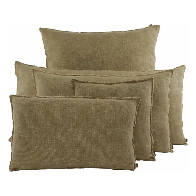 Housse de coussin en lin California  | Gold