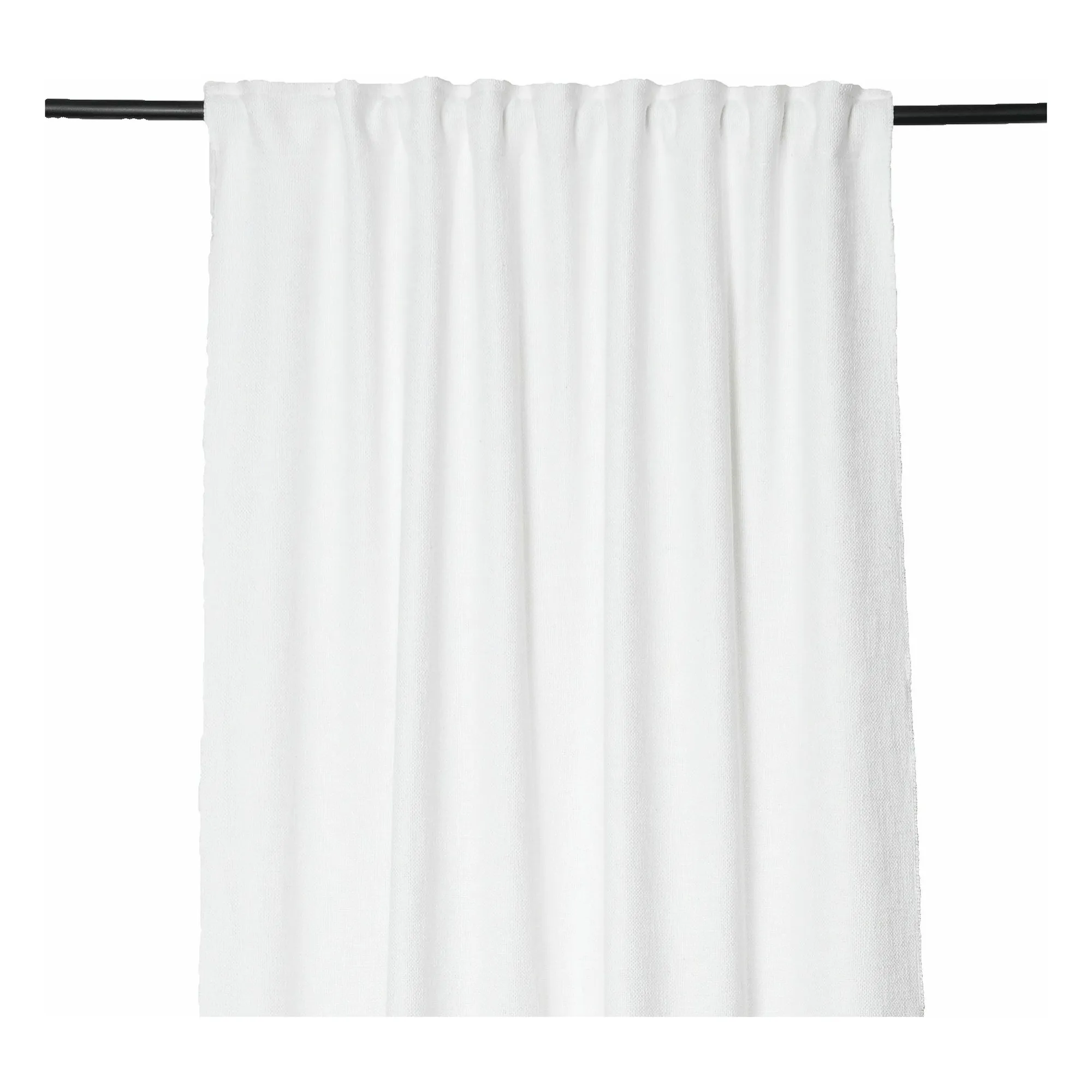 Haomy White California Linen Curtain