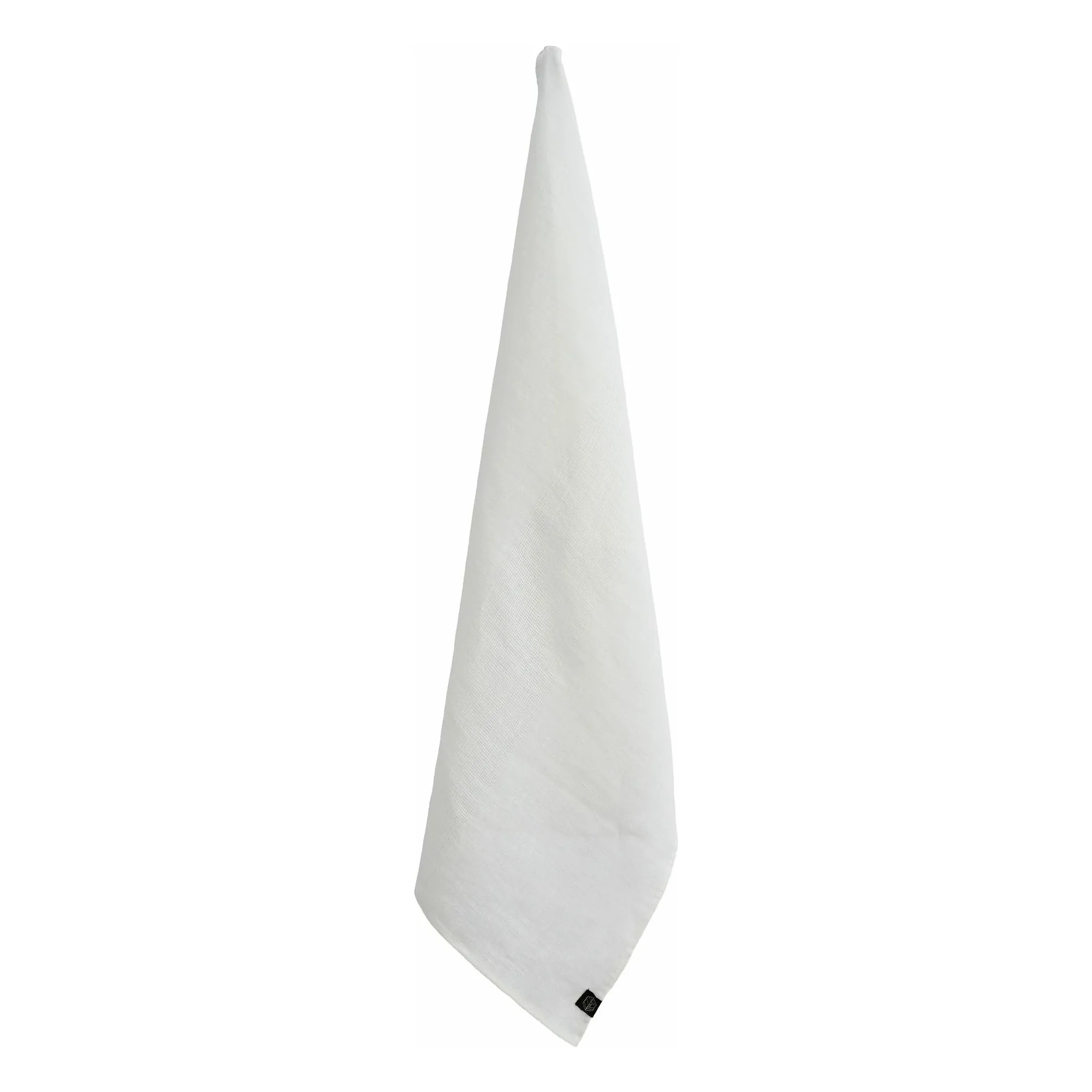 Haomy White Pisa Linen Tea Towel