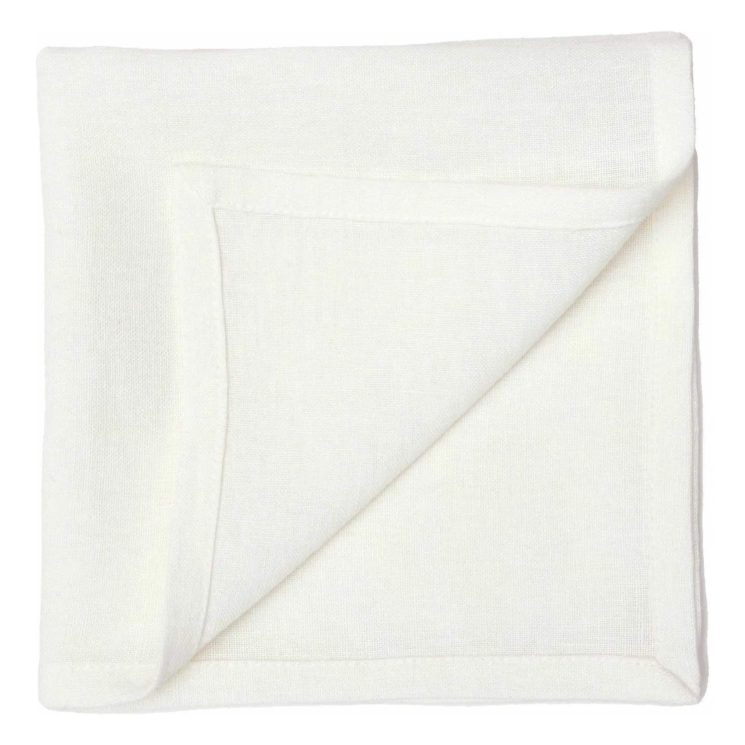 Haomy White Linen Napkin Pisa