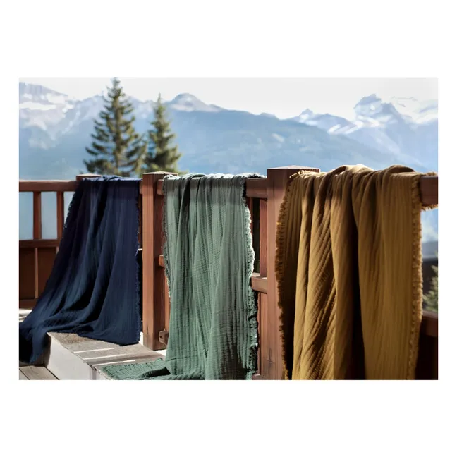 Plaid en coton Vanly  | Mocaccino