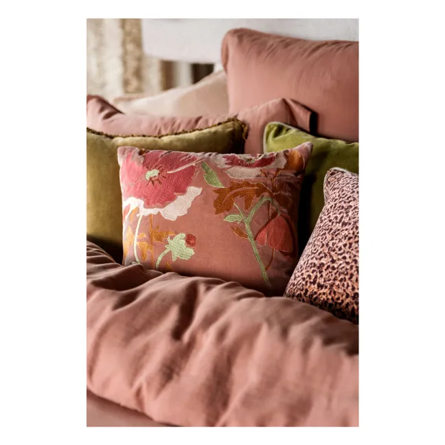 Housse de coussin en velours Bristol  | Mocaccino