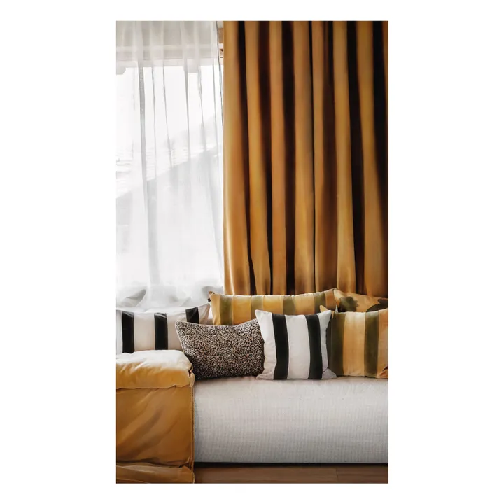 Housse de coussin en velours Rio | Gold- Image produit n°1