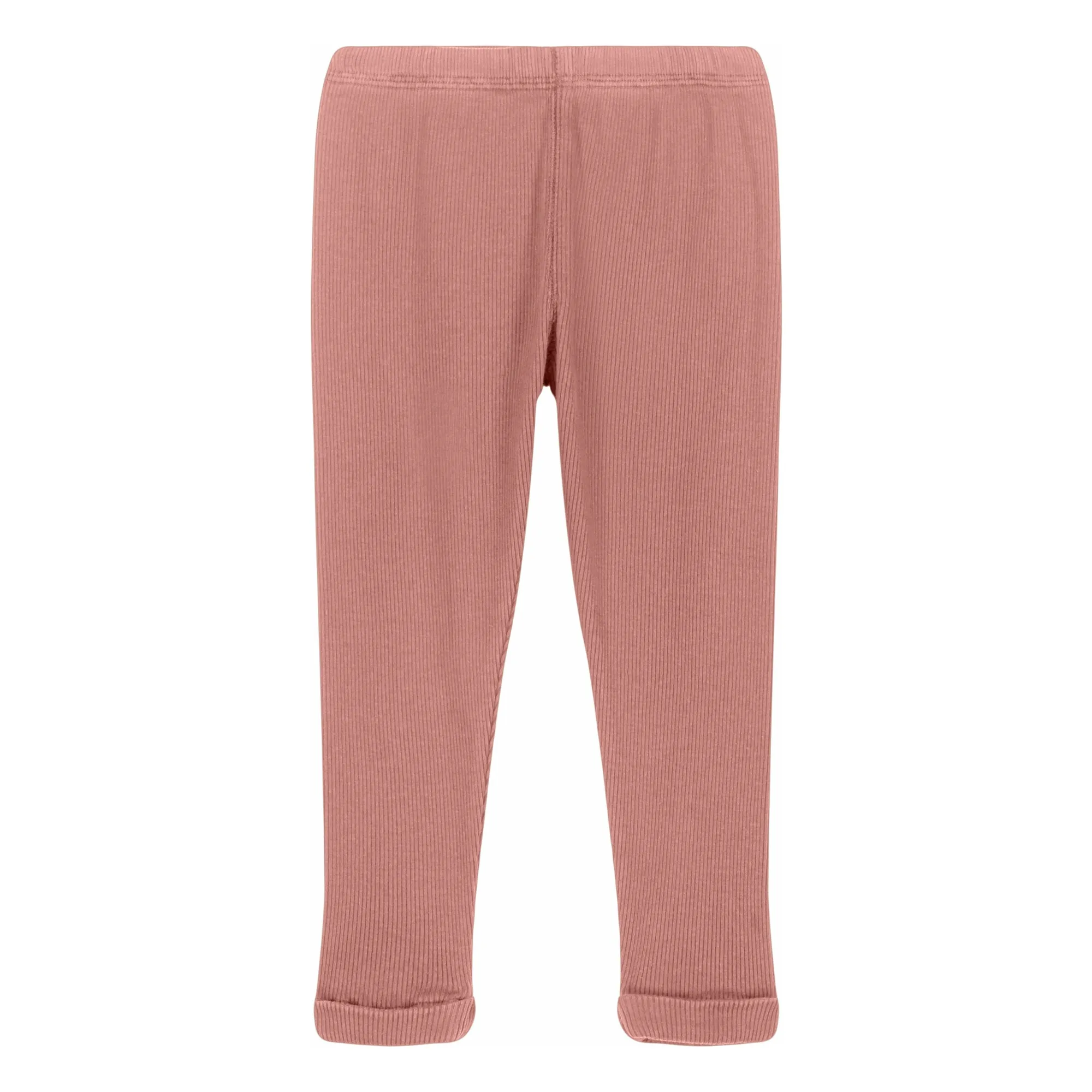Studio Bohème Pink Rom-Pom Organic Cotton Ribbed Legging