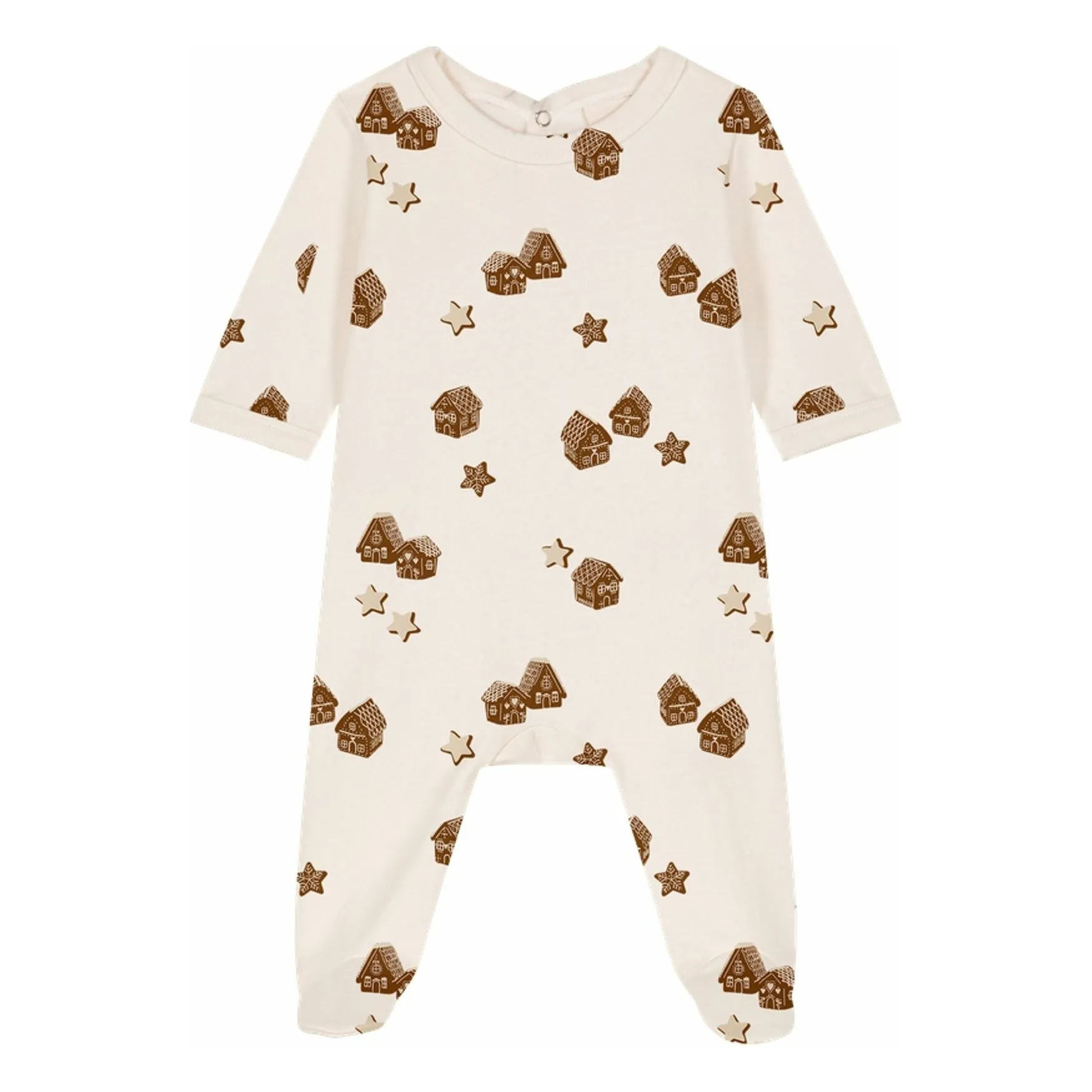 Studio Bohème Ecru Chubby Christmas Organic Cotton Pyjamas