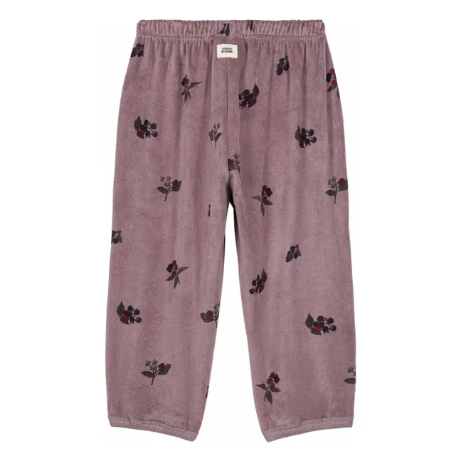 Pantalon Porgy Mûres Coton Bio | Mauve