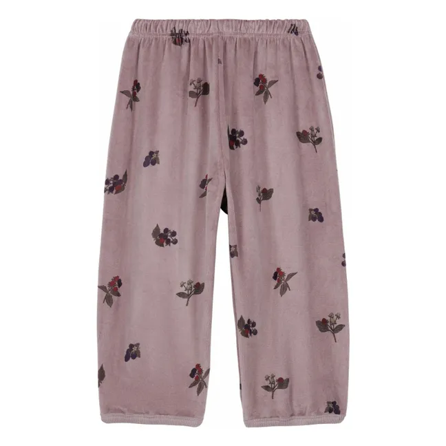 Pantalon Porgy Mûres Coton Bio | Mauve