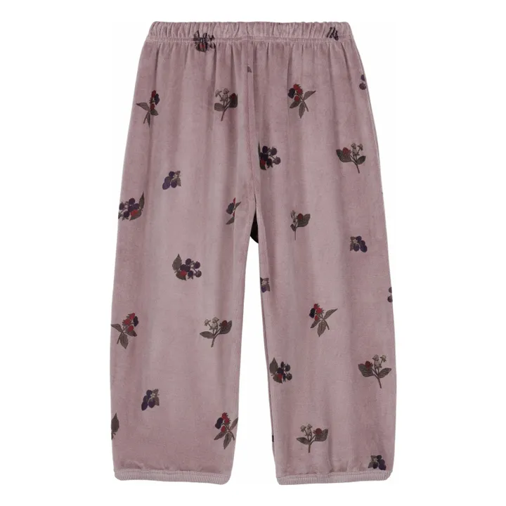 Pantalon Porgy Mûres Coton Bio | Mauve- Image produit n°0