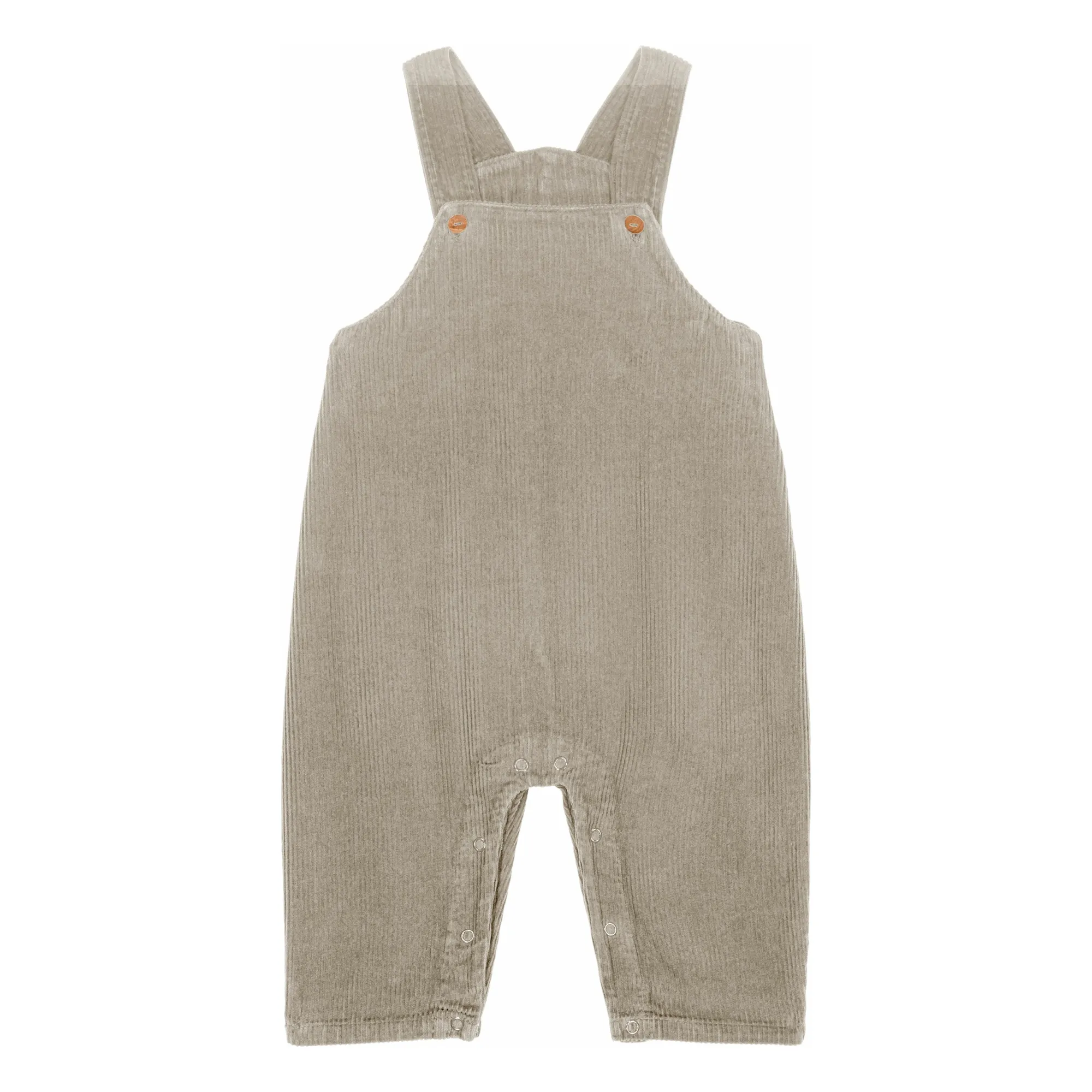 Studio Bohème Grey Homer Organic Cotton Corduroy Dungarees
