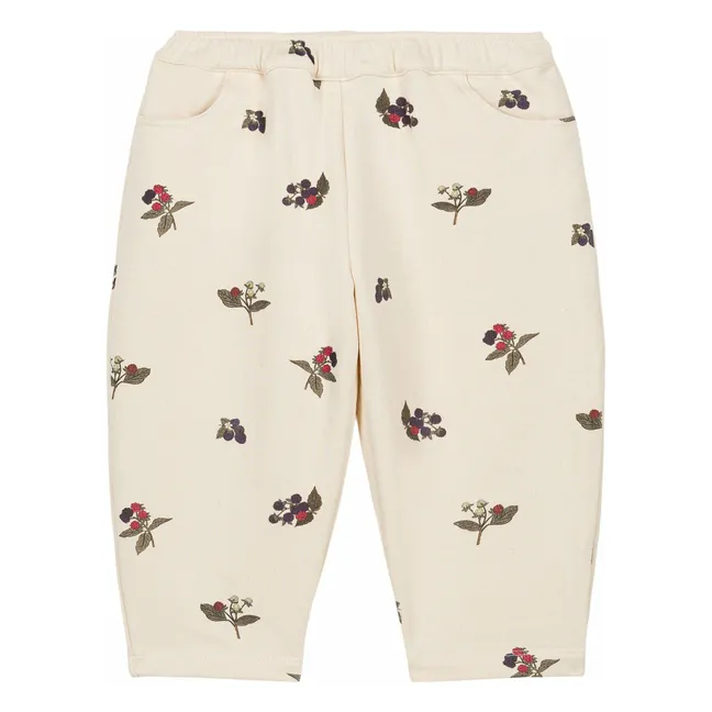 Carrot Mûres Organic Cotton Jogger | Ecru