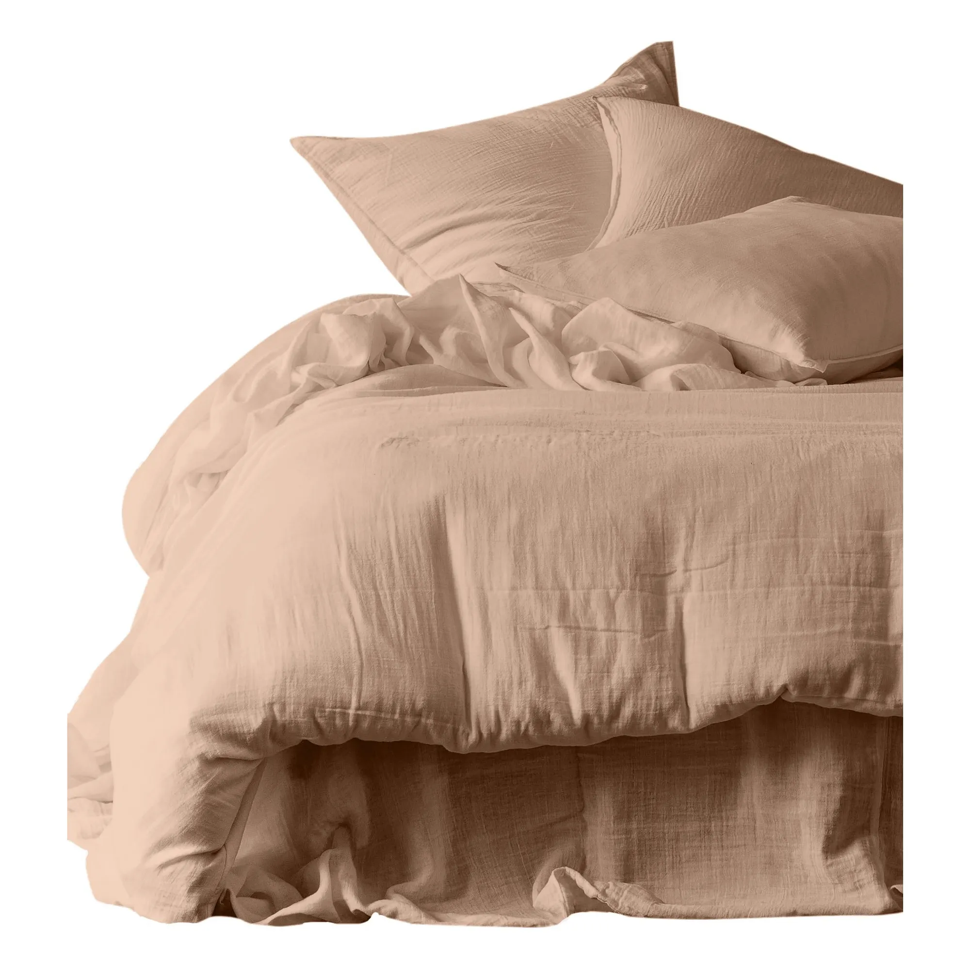 Haomy Cimarron Mykonos Fitted Sheet In Cotton Gauze