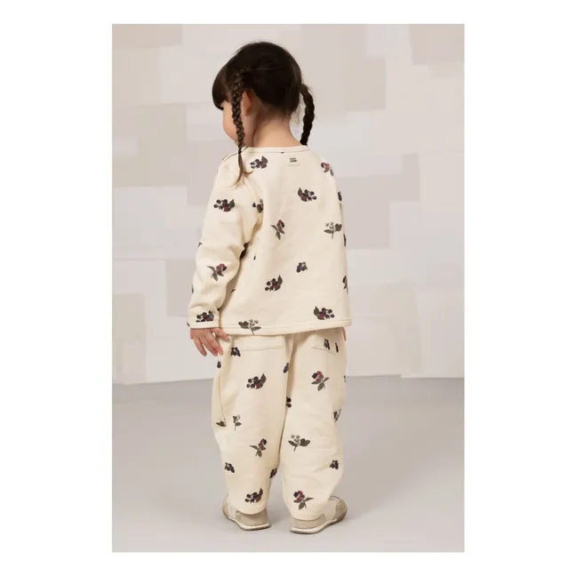 Noé Mûres organic cotton sweatshirt | Ecru