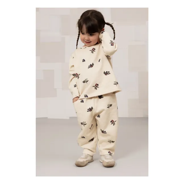 Noé Mûres organic cotton sweatshirt | Ecru