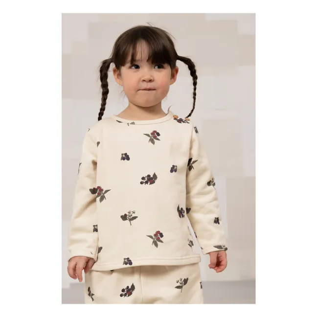 Sudadera de algodón ecológico Noé Mûres | Crudo