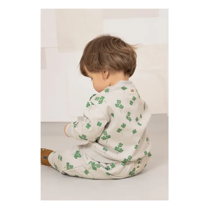 Jogger Trébol Zanahoria Algodón Ecológico | Gris- Imagen del producto n°3