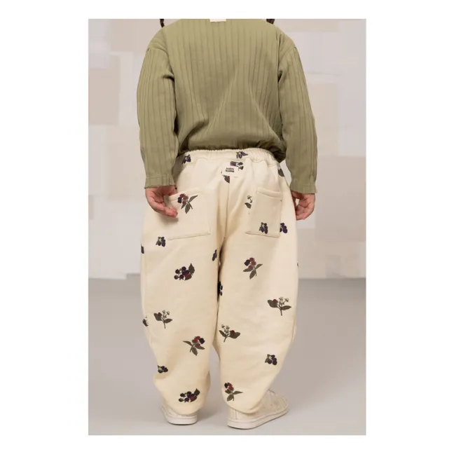 Carrot Mûres Organic Cotton Jogger | Ecru