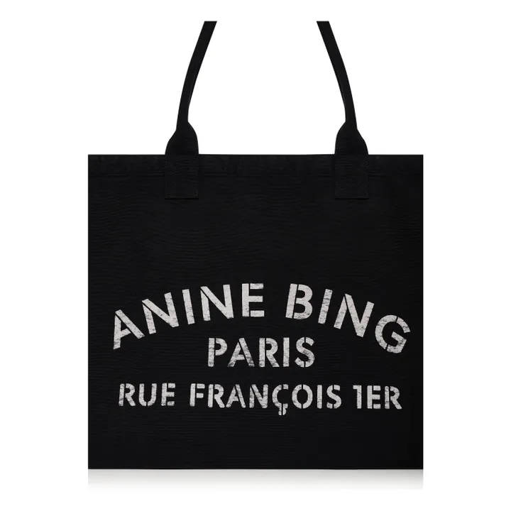 Cabas Leo Paris | Noir- Image produit n°3