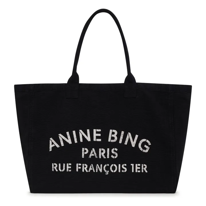 Cabas Leo Paris | Noir- Image produit n°0