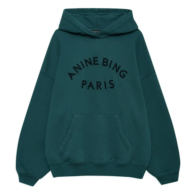Sweat Harvey Paris | Vert foncé