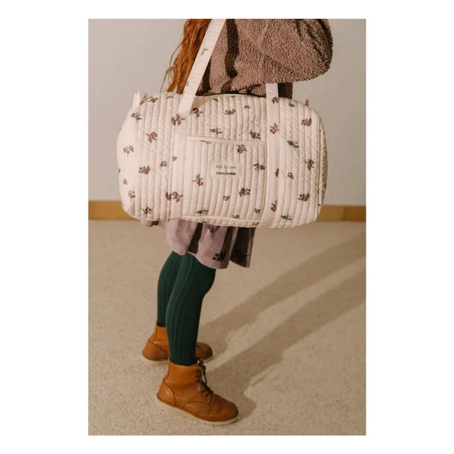 Blackberry Polochon Week-End Bag | Ecru