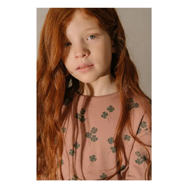 Robe Hoy Trèfles Coton Bio | Rose