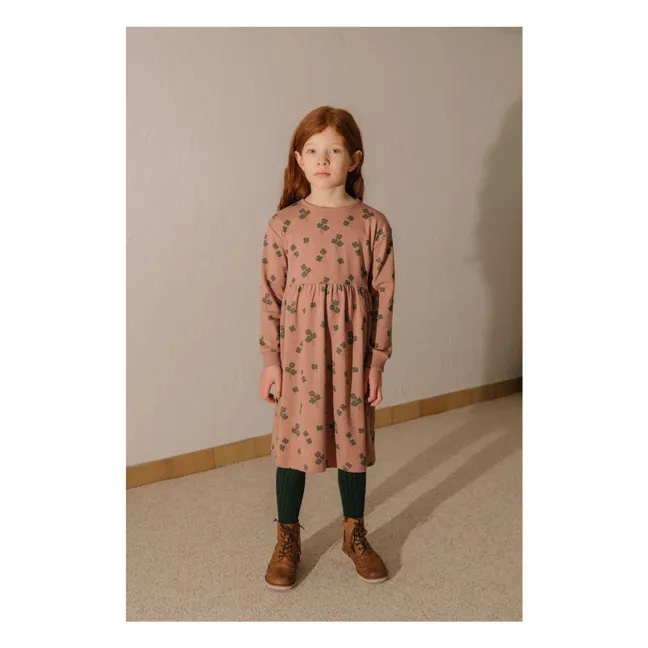 Robe Hoy Trèfles Coton Bio | Rose