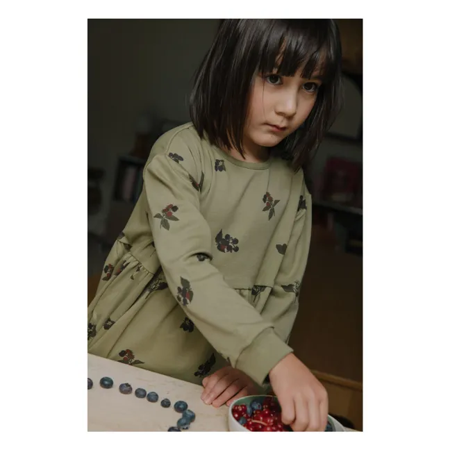 Hoy Mûres organic cotton dress | Light khaki