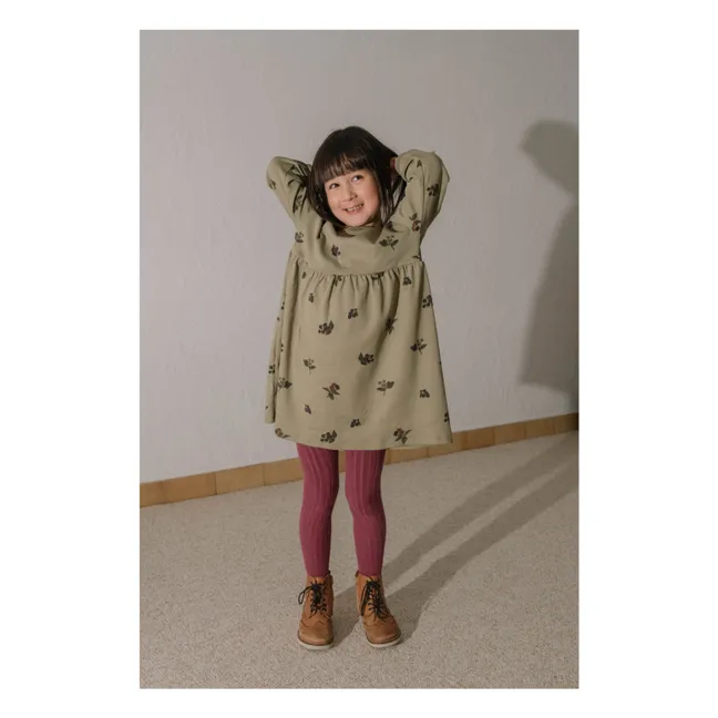 Hoy Mûres organic cotton dress | Light khaki