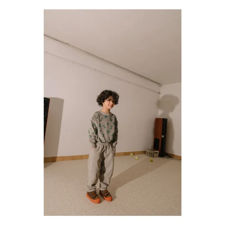 Pantalon Carrot Velours Côtelé Coton Bio | Gris- Image produit n°4