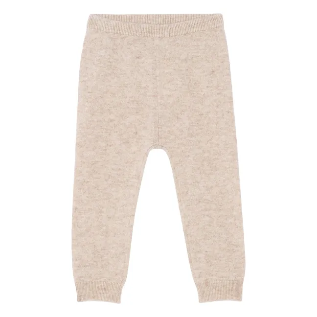 Cashmere pants | Heather beige